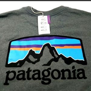 Patagonia Responsibili-Tee Men's Short Sleeve Graphic T Shirt Sz. S -Regular Fit